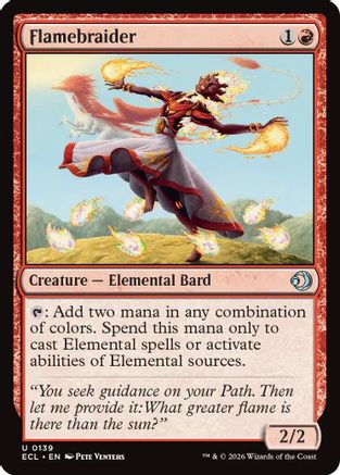 Flamebraider (ECL-139) - Lorwyn Eclipsed - for just $0.07! 