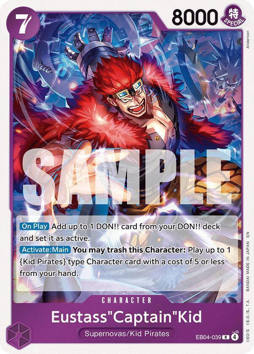 Eustass"Captain"Kid (EB04-039) [The Azure Sea's Seven] - for just $0.10! 