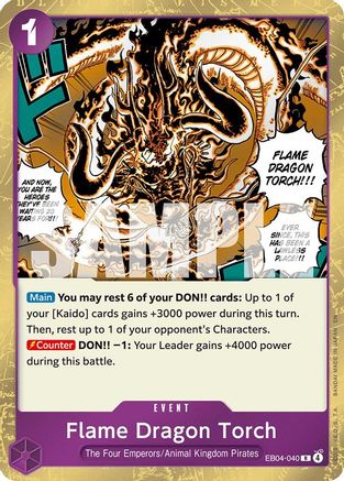Flame Dragon Torch (EB04-040) - The Azure Sea's Seven Foil - for just $0.08! 
