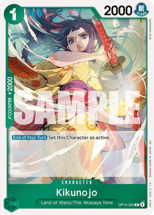 Kikunojo (OP14-023) [The Azure Sea's Seven] - for just $0.35! 