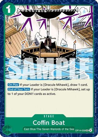 Coffin Boat (OP14-039) - The Azure Sea's Seven - for just $0.08! 