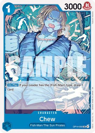 Chew (OP14-050) - The Azure Sea's Seven - for just $0.08! 