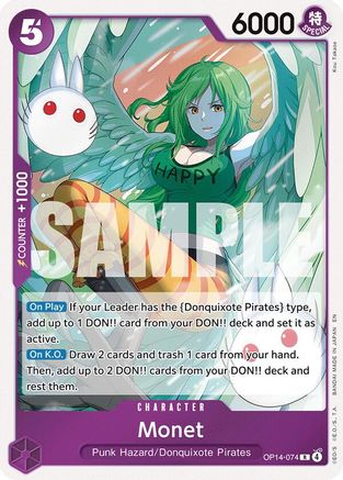 Monet (OP14-074) - The Azure Sea's Seven Foil - for just $0.10! 
