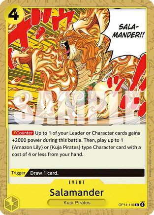 Salamander (OP14-116) - The Azure Sea's Seven - for just $0.05! 