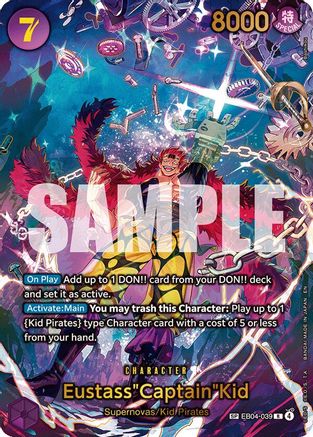 Eustass"Captain"Kid - EB04-039 (SP) (EB04-039) - The Azure Sea's Seven Foil - for just $43.38! 
