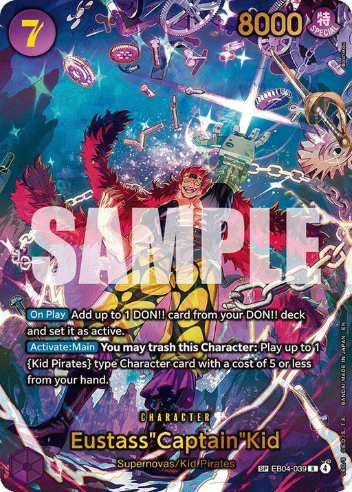 Eustass"Captain"Kid (EB04-039) (SP) [The Azure Sea's Seven] - for just $36.20! 