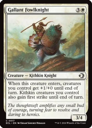 Gallant Fowlknight (ECL-017) - Lorwyn Eclipsed - for just $0.03! 