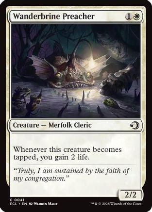 Wanderbrine Preacher (ECL-041) - Lorwyn Eclipsed Foil - for just $0.05! 