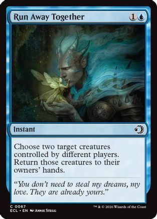 Run Away Together (ECL-067) - Lorwyn Eclipsed Foil - for just $0.07! 