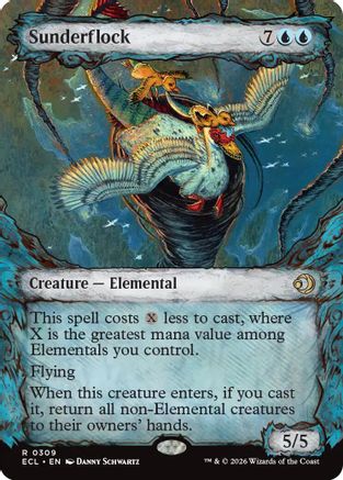 Sunderflock (Showcase) (ECL-309) - Lorwyn Eclipsed - for just $0.66! 