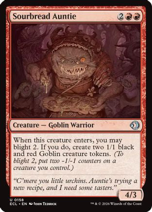Sourbread Auntie (ECL-158) - Lorwyn Eclipsed Foil - for just $0.08! 