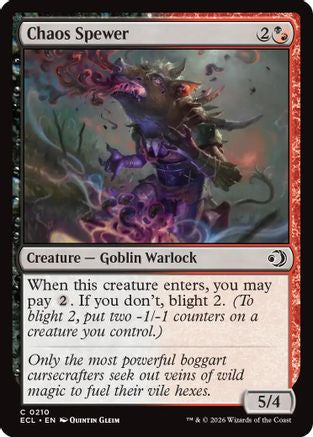 Chaos Spewer (ECL-210) - Lorwyn Eclipsed - for just $0.04! 