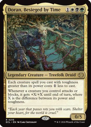 Doran, Besieged by Time (ECL-215) - Lorwyn Eclipsed - for just $0.23! 