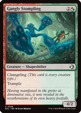 Gangly Stompling (ECL-226) - Lorwyn Eclipsed Foil - for just $0.06! 