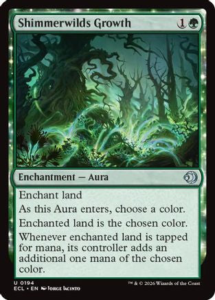 Shimmerwilds Growth (ECL-194) - Lorwyn Eclipsed Foil - for just $0.11! 