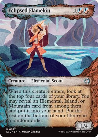 Eclipsed Flamekin (Showcase) (ECL-337) - Lorwyn Eclipsed Foil - for just $0.09! 