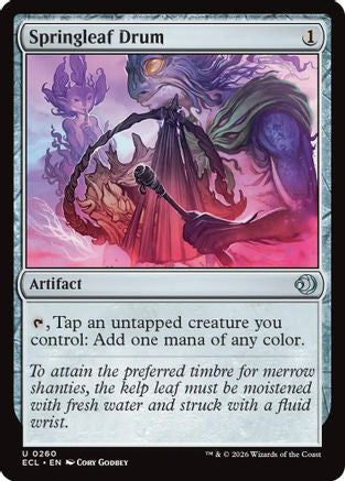 Springleaf Drum (ECL-260) - Lorwyn Eclipsed Foil - for just $0.13! 
