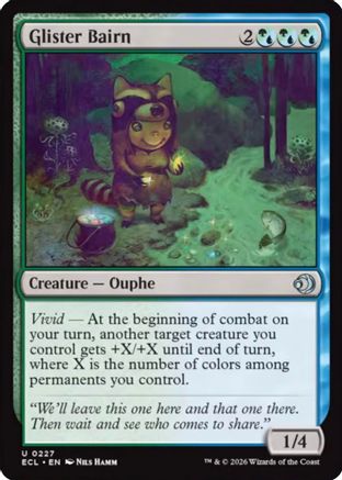 Glister Bairn (ECL-227) - Lorwyn Eclipsed Foil - for just $0.05! 