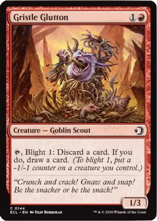 Gristle Glutton (ECL-144) - Lorwyn Eclipsed Foil - for just $0.10! 