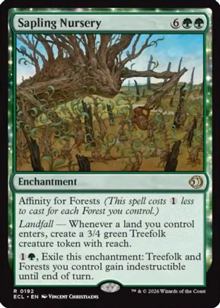 Sapling Nursery (ECL-192) - Lorwyn Eclipsed - for just $0.46! 