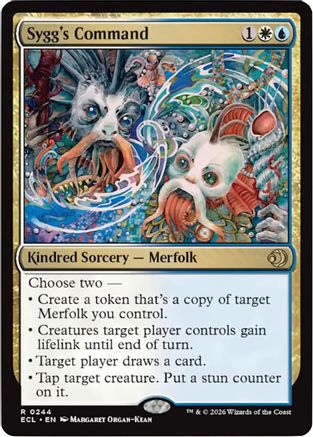 Sygg's Command (ECL-244) - Lorwyn Eclipsed Foil - for just $0.15! 