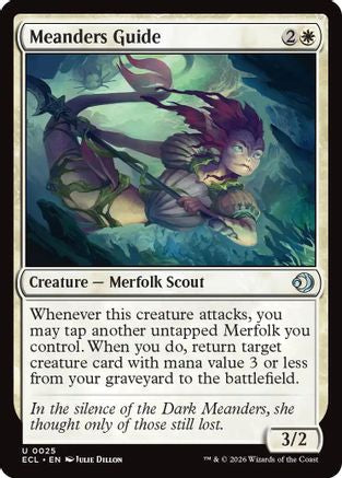 Meanders Guide (ECL-025) - Lorwyn Eclipsed Foil - for just $0.07! 