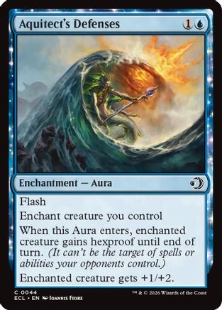 Aquitect's Defenses (ECL-044) - Lorwyn Eclipsed Foil - for just $0.05! 