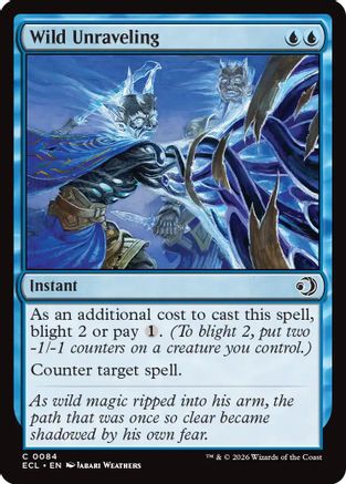 Wild Unraveling (ECL-084) - Lorwyn Eclipsed Foil - for just $0.05! 