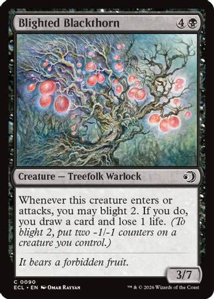 Blighted Blackthorn (ECL-090) - Lorwyn Eclipsed - for just $0.04! 