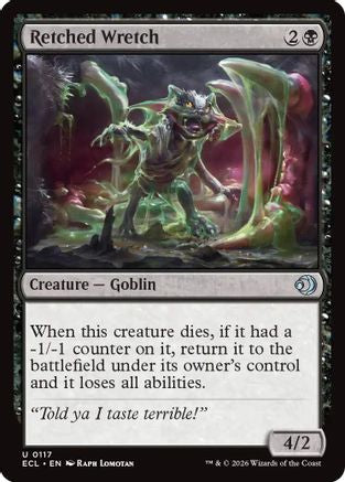 Retched Wretch (ECL-117) - Lorwyn Eclipsed Foil - for just $0.08! 