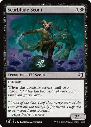 Scarblade Scout (ECL-118) - Lorwyn Eclipsed Foil - for just $0.07! 