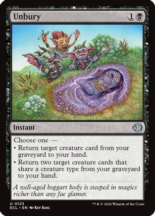 Unbury (ECL-123) - Lorwyn Eclipsed Foil - for just $0.09! 