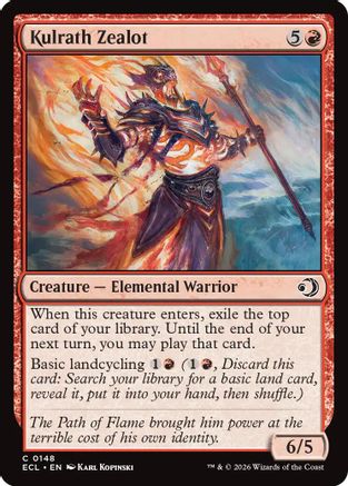 Kulrath Zealot (ECL-148) - Lorwyn Eclipsed - for just $0.02! 