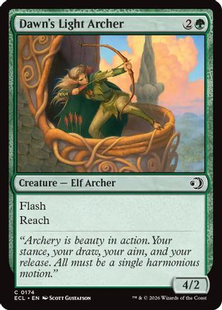 Dawn's Light Archer (ECL-174) - Lorwyn Eclipsed - for just $0.05! 