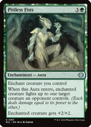 Pitiless Fists (ECL-187) - Lorwyn Eclipsed Foil - for just $0.07! 