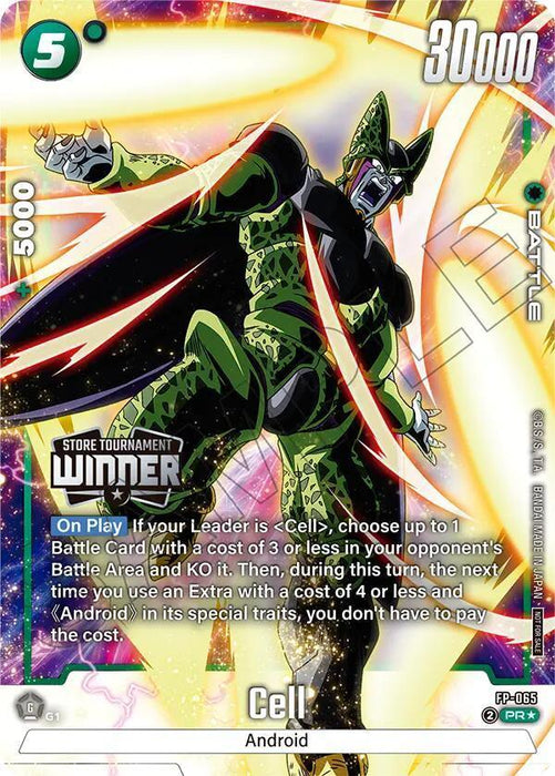 Cell (Tournament Pack -Winner- 09) [Fusion World Tournament Cards] - for just $4.70! 