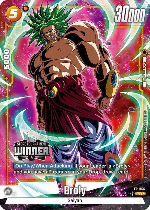 Broly (Tournament Pack -Winner- 09) [Fusion World Tournament Cards] - for just $10.30! 