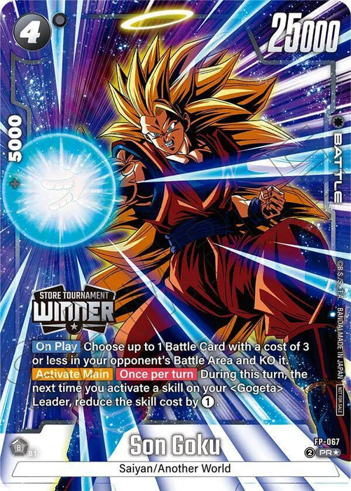 Son Goku (Tournament Pack -Winner- 09) [Fusion World Tournament Cards] - for just $12.60! 