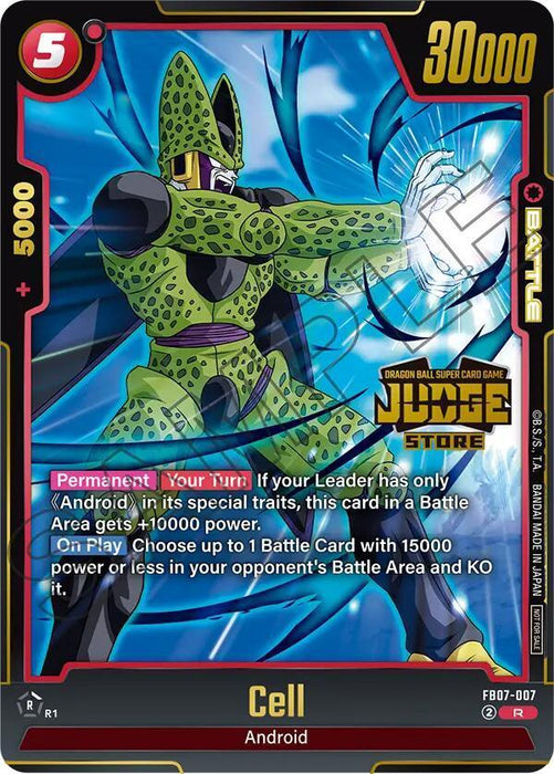 Cell (Judge Pack (Store Judge) 05) [Fusion World Tournament Cards] - for just $0.60! 