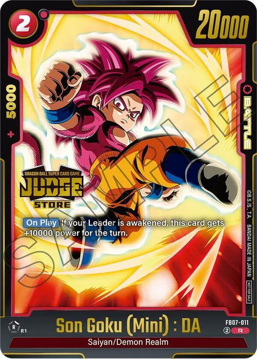 Son Goku (Mini) : DA (Judge Pack (Store Judge) 05) [Fusion World Tournament Cards] - for just $0.95! 