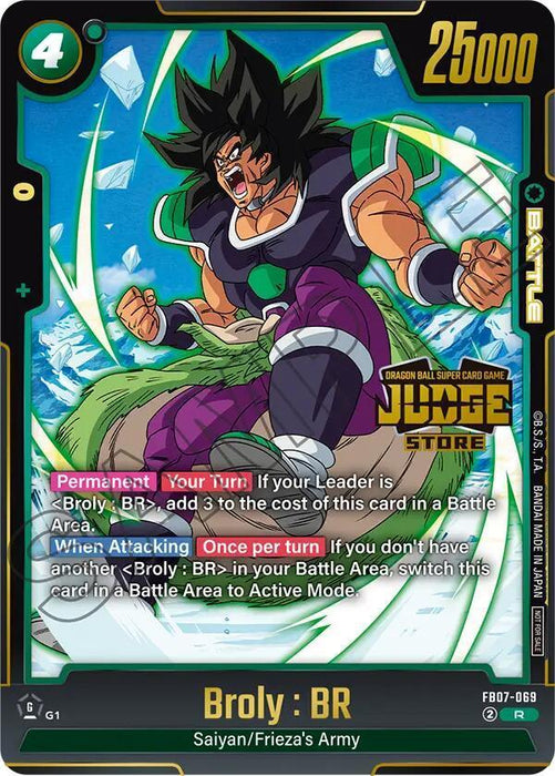 Broly : BR (Judge Pack (Store Judge) 05) [Fusion World Tournament Cards] - for just $1.65! 