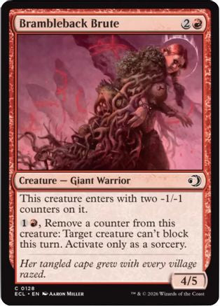Brambleback Brute (ECL-128) - Lorwyn Eclipsed Foil - for just $0.05! 