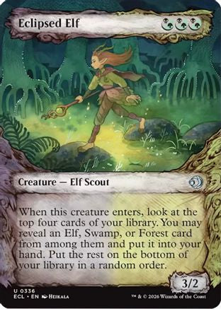 Eclipsed Elf (Showcase) (ECL-336) - Lorwyn Eclipsed - for just $0.11! 