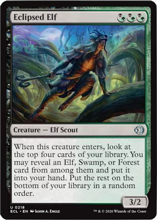 Eclipsed Elf (ECL-218) - Lorwyn Eclipsed - for just $0.10! 