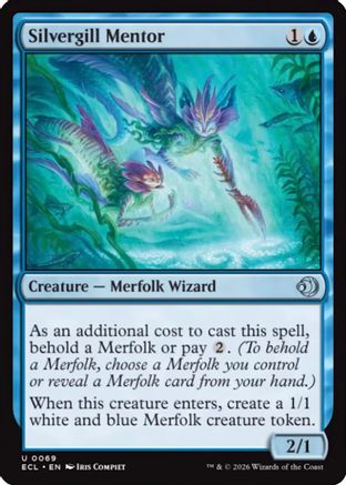 Silvergill Mentor (ECL-069) - Lorwyn Eclipsed - for just $0.07! 