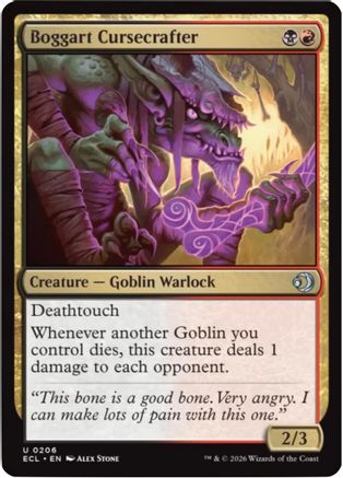 Boggart Cursecrafter (ECL-206) - Lorwyn Eclipsed - for just $0.07! 