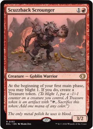 Scuzzback Scrounger (ECL-153) - Lorwyn Eclipsed Foil - for just $0.27! 