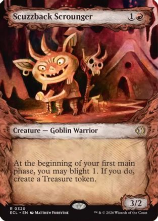 Scuzzback Scrounger (Showcase) (ECL-320) - Lorwyn Eclipsed Foil - for just $0.51! 