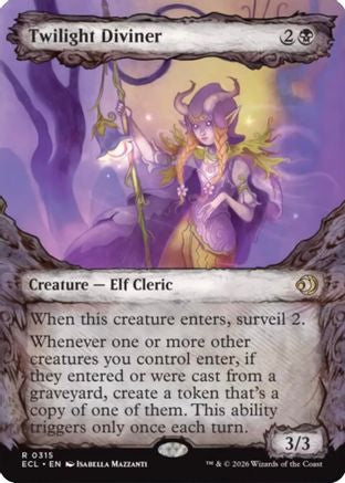 Twilight Diviner (Showcase) (ECL-315) - Lorwyn Eclipsed - for just $0.98! 