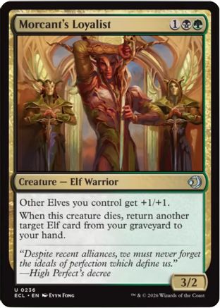 Morcant's Loyalist (ECL-236) - Lorwyn Eclipsed Foil - for just $0.11! 